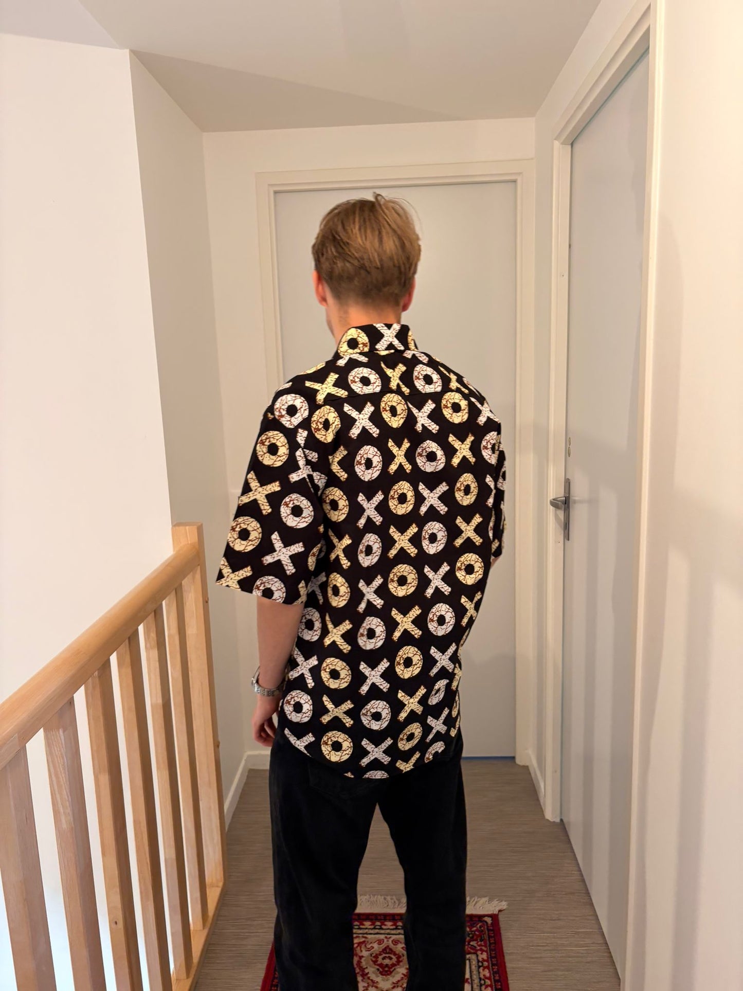 Chemise Pagne Moderne Motifs art africain