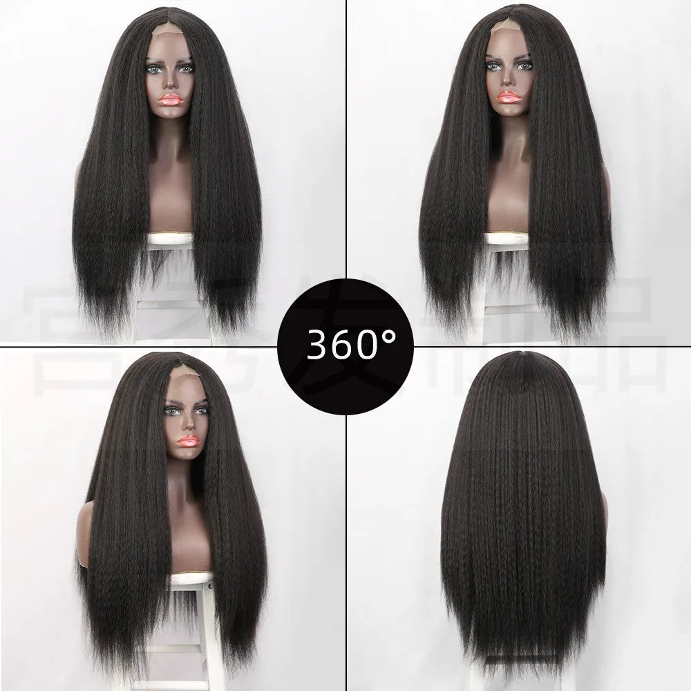 Perruque Lace Wig Kinky Straight Closure