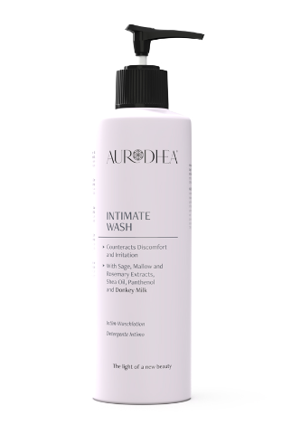 Nettoyant intime au lait d'Ânesse 260 ml | Enrichi en extraits de Sauge et de Romarin, en huile de Karité et en Panthénol.